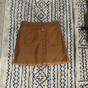 Madewell denim skirt